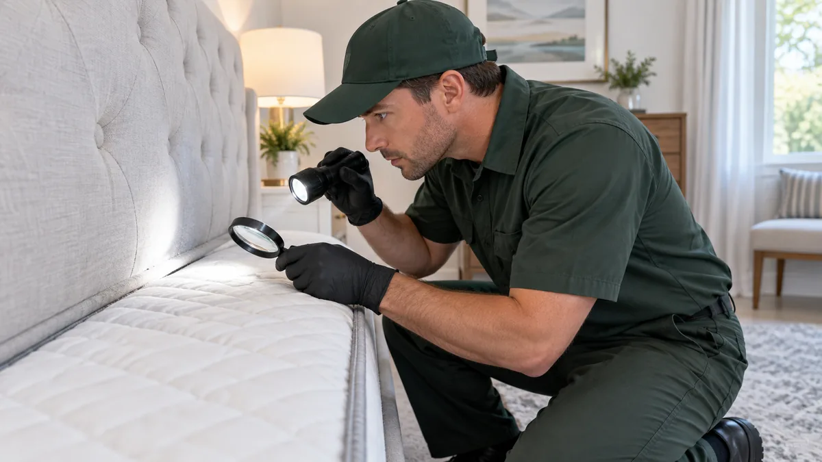 Illustrative bed bugs service image