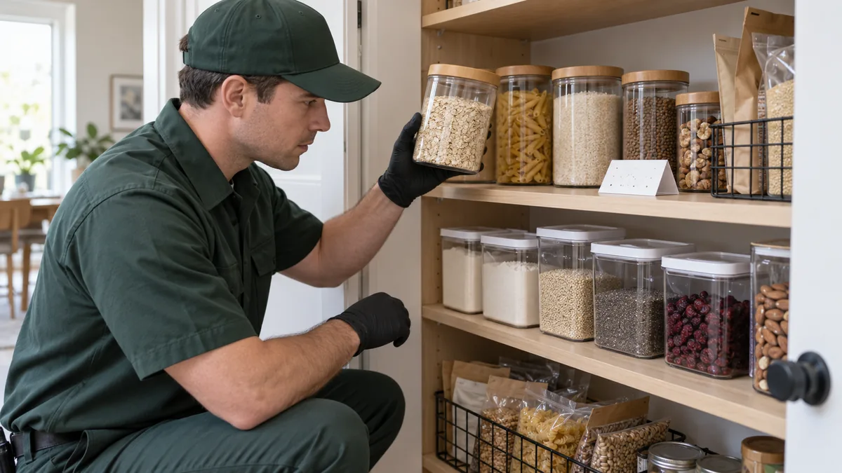 Illustrative pantry pests service image